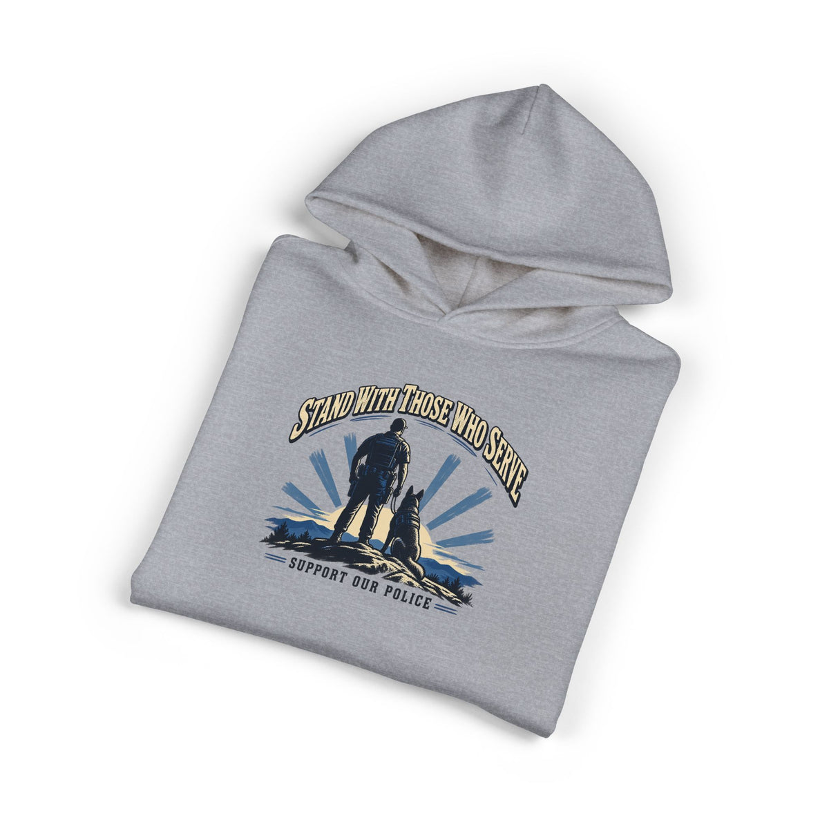 Stand With Those Who Serve Police K9 - Hoodie