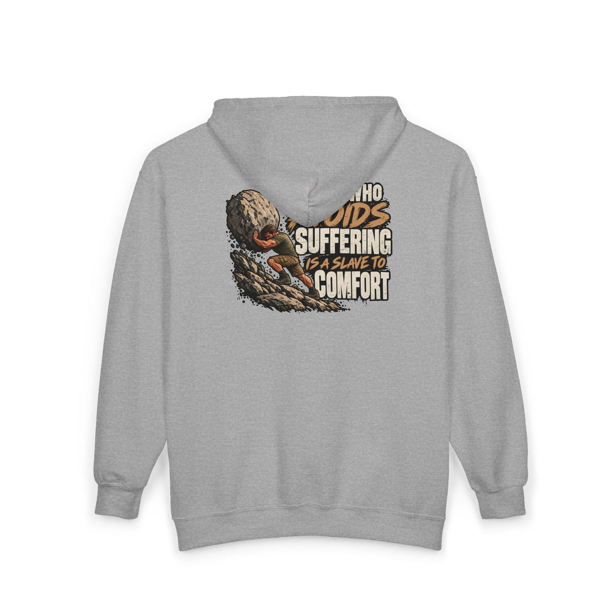 A Man Who Avoids Suffering - Full-Zip Hooded Sweatshirt