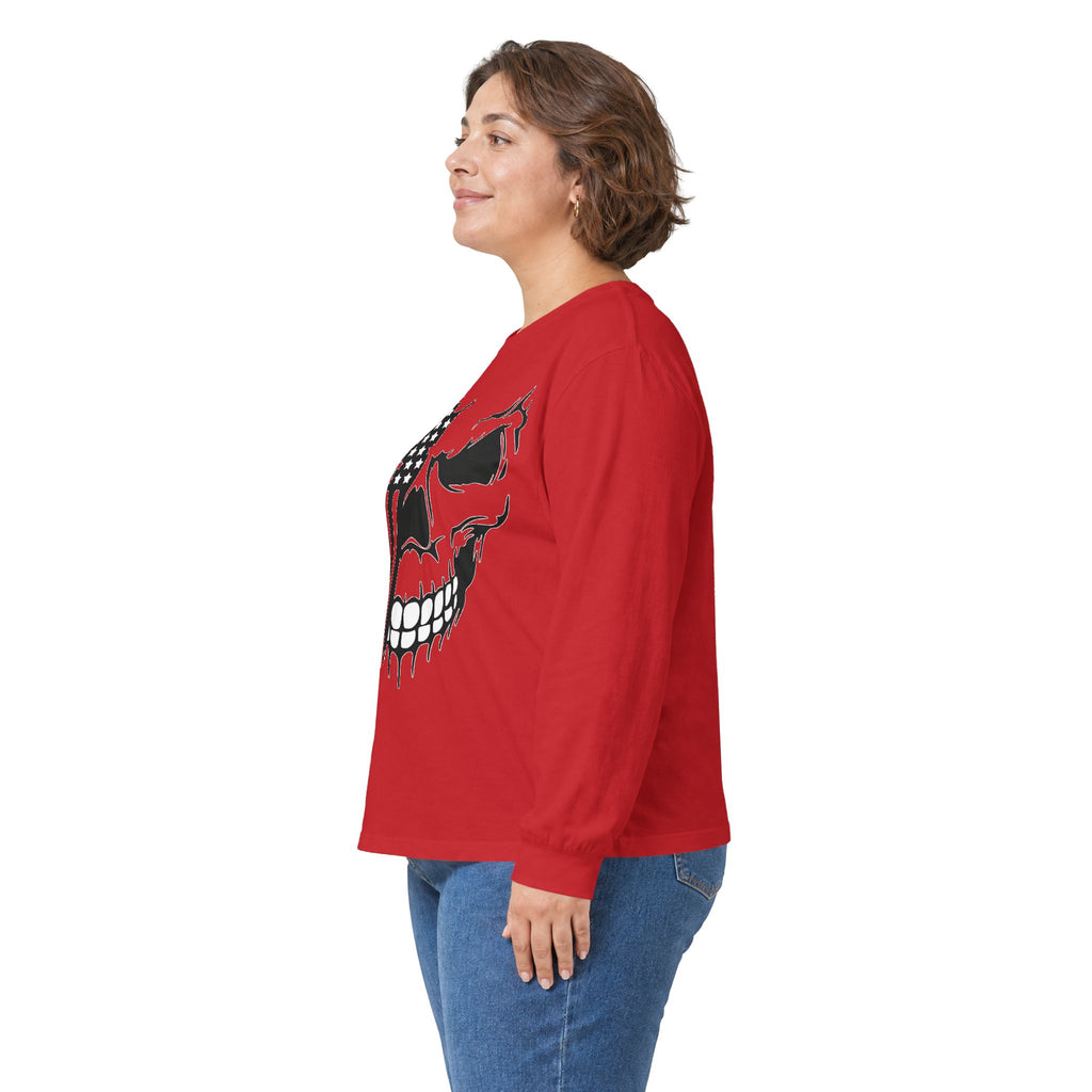 Stars, Stripes & Skulls - Unisex Ultra Cotton Long Sleeve Tee