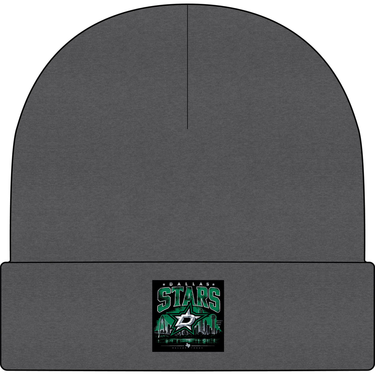 Dallas Stars Skyline Tee - AS Colour 1107 Cuff Beanie