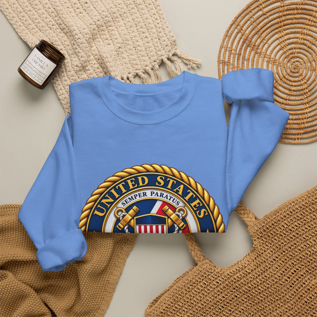 U.S. Coast Guard Emblem - Crewneck Sweatshirt