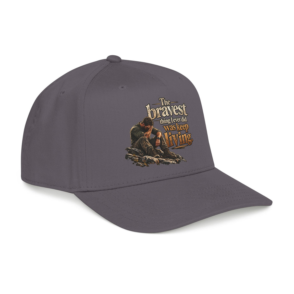 The Bravest Thing I Ever Did Was Keep Living - OTTO Baseball Hat