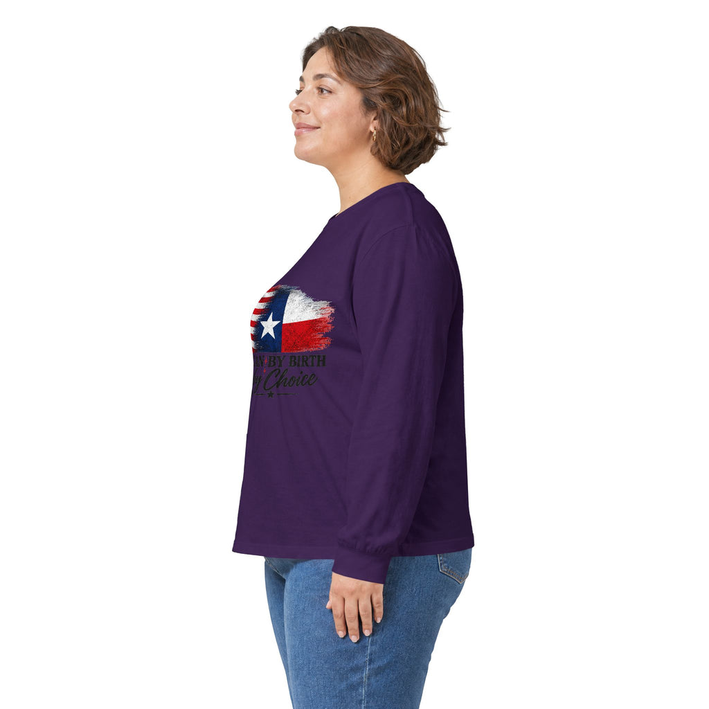 American by Birth, Texan by Choice - Unisex Ultra Cotton Long Sleeve Tee