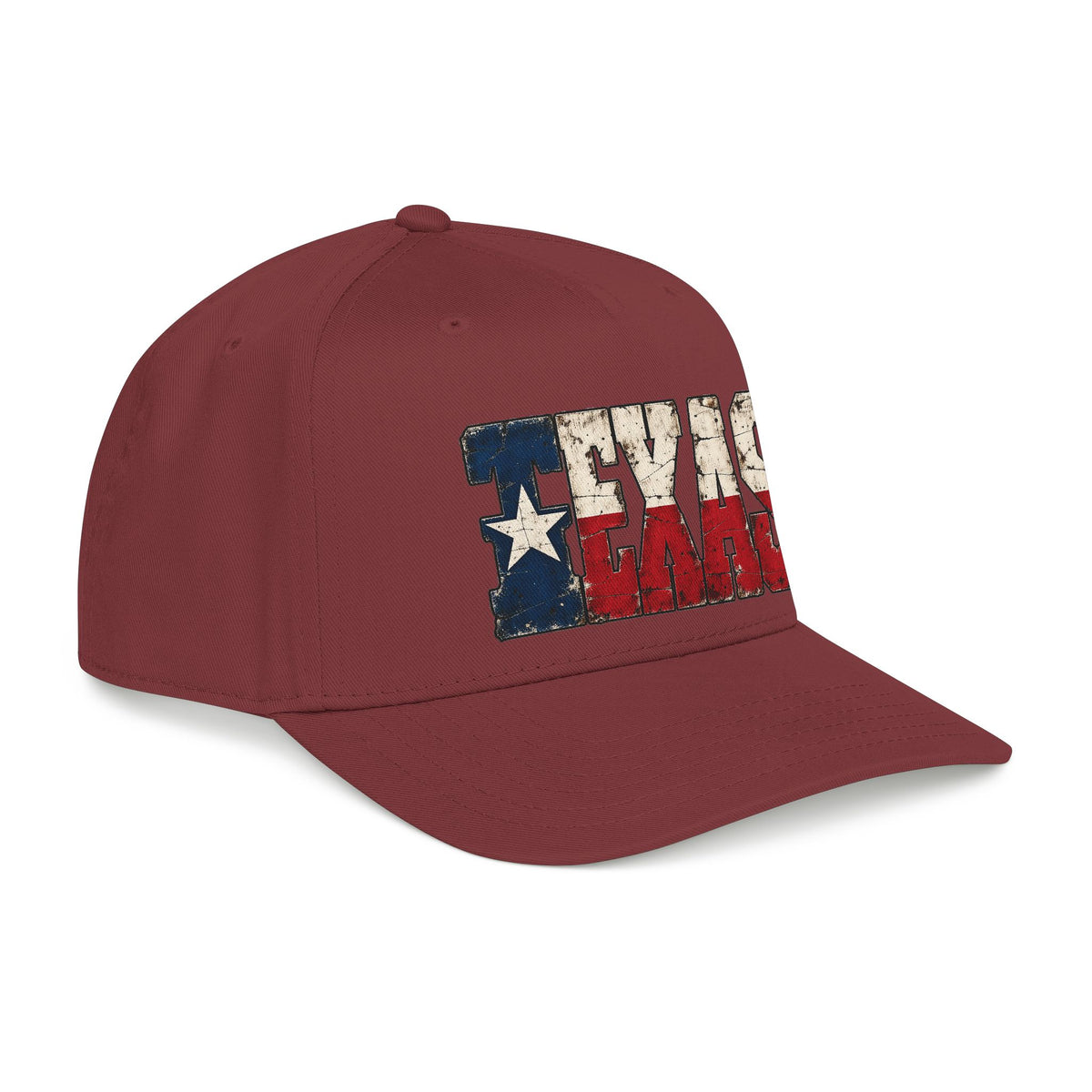 Texas Flag Block Letters - OTTO Baseball Hat
