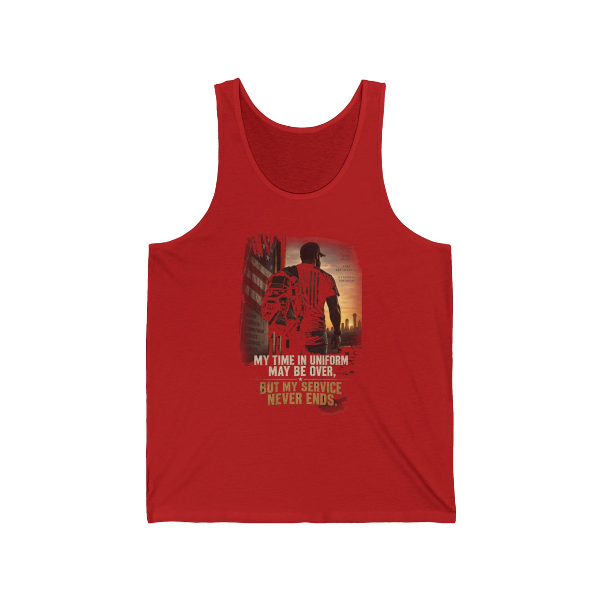 Service Never Ends - Athletic Tank