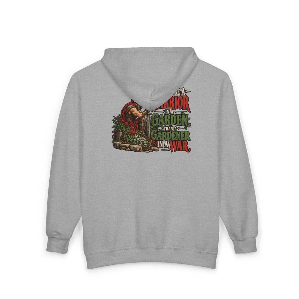 Warrior In A Garden - Full-Zip Hooded Sweatshirt