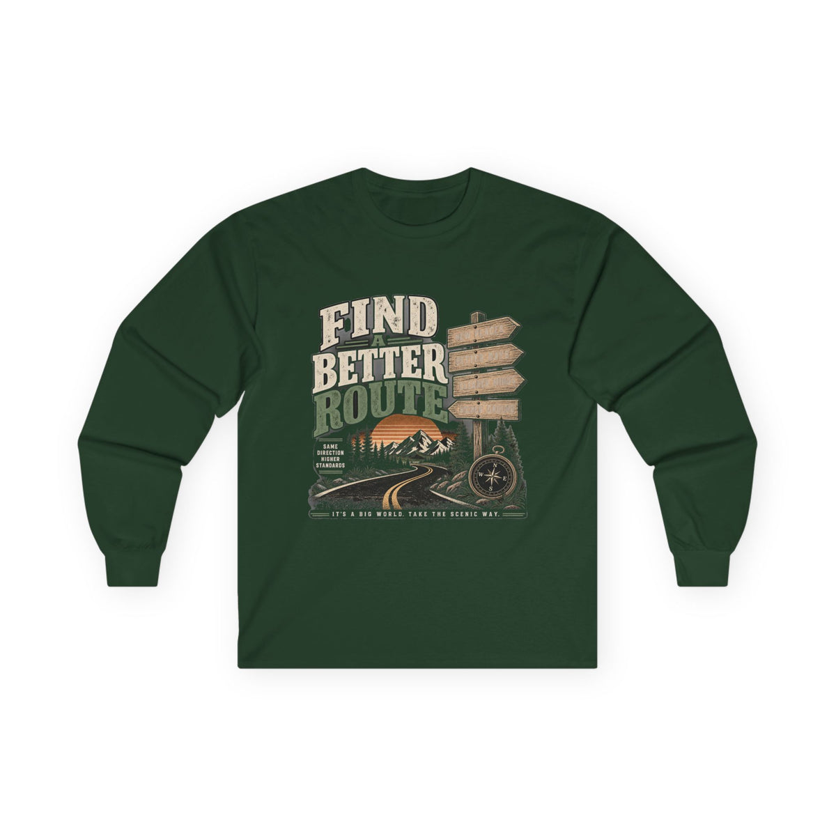 Find A Better Route - Unisex Ultra Cotton Long Sleeve Tee