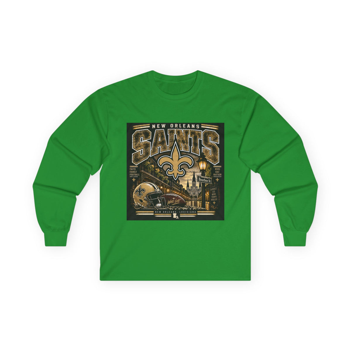 Saints Nation Glory Tee - Unisex Ultra Cotton Long Sleeve Tee