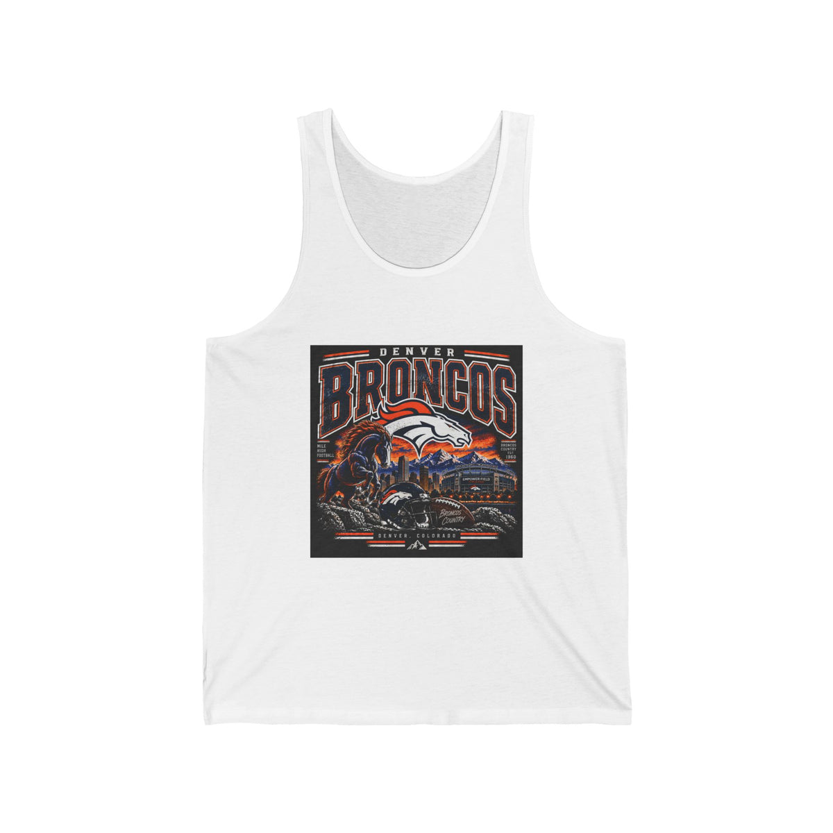 Denver Broncos Mile High Pride - Athletic Tank