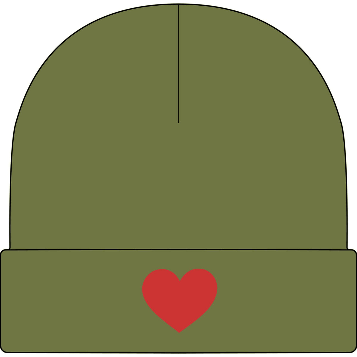 I Love Hot Dads - AS Colour 1107 Cuff Beanie