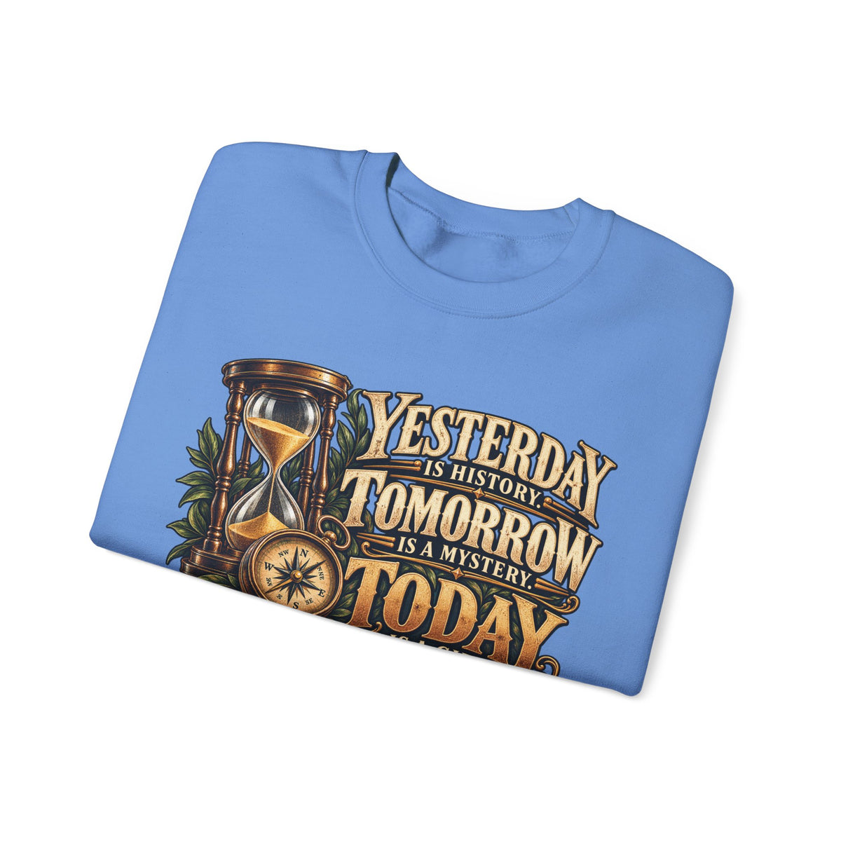 Yesterday Tomorrow Today - Transparent - Crewneck Sweatshirt