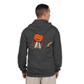 Pumpkin Head Office Cartoon - Full-Zip Hooded Sweatshirt