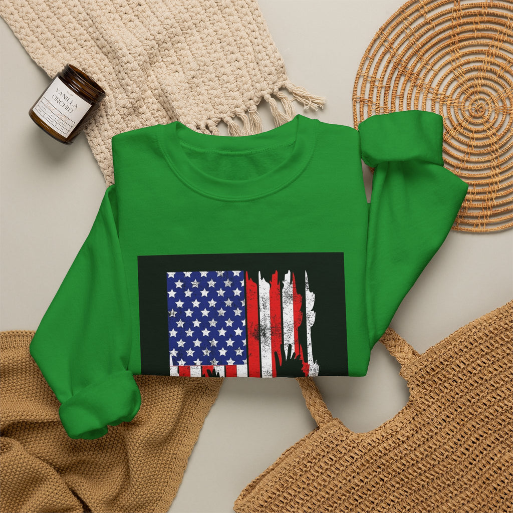 Old Glory Eagle - Crewneck Sweatshirt