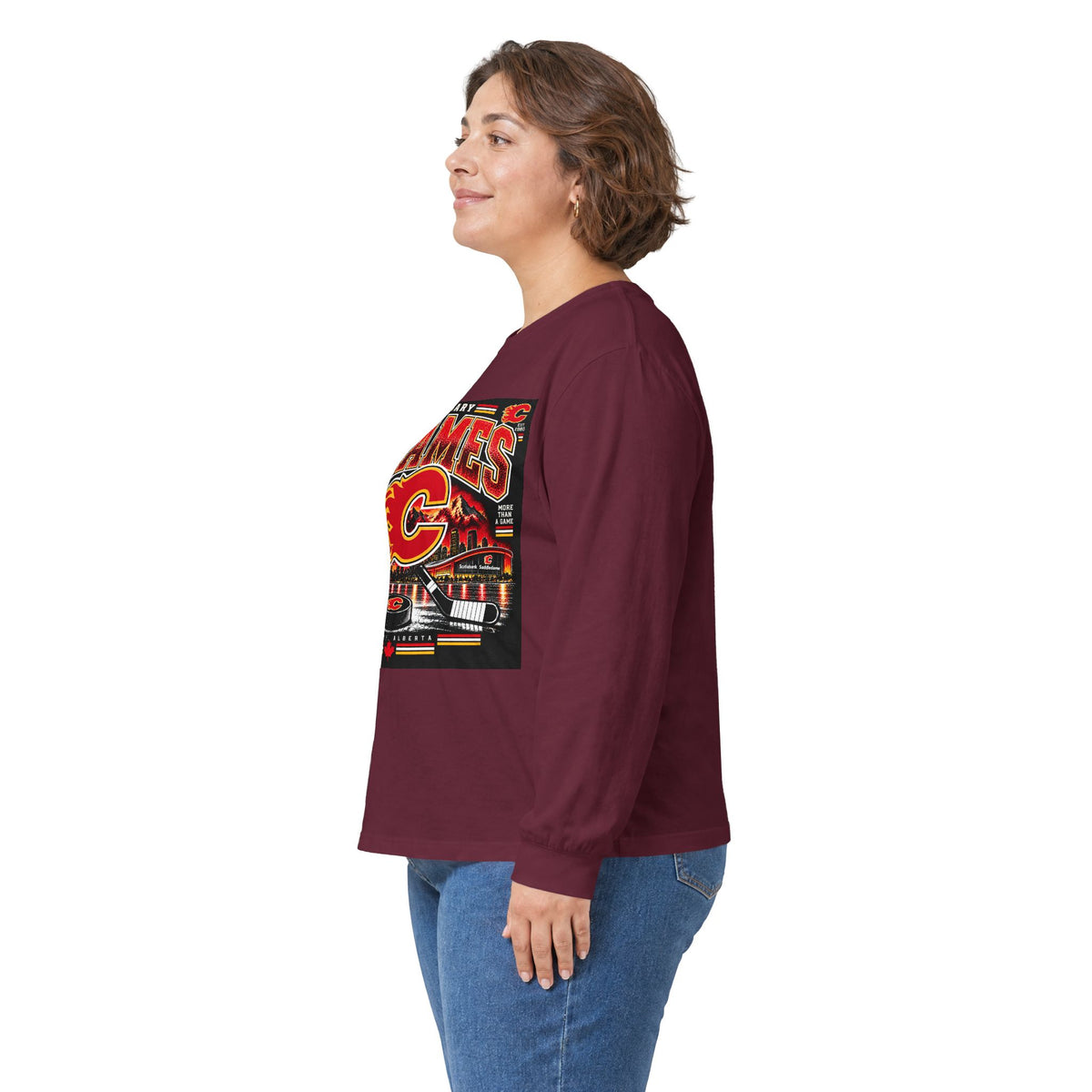 Calgary Flames Pride - Unisex Ultra Cotton Long Sleeve Tee