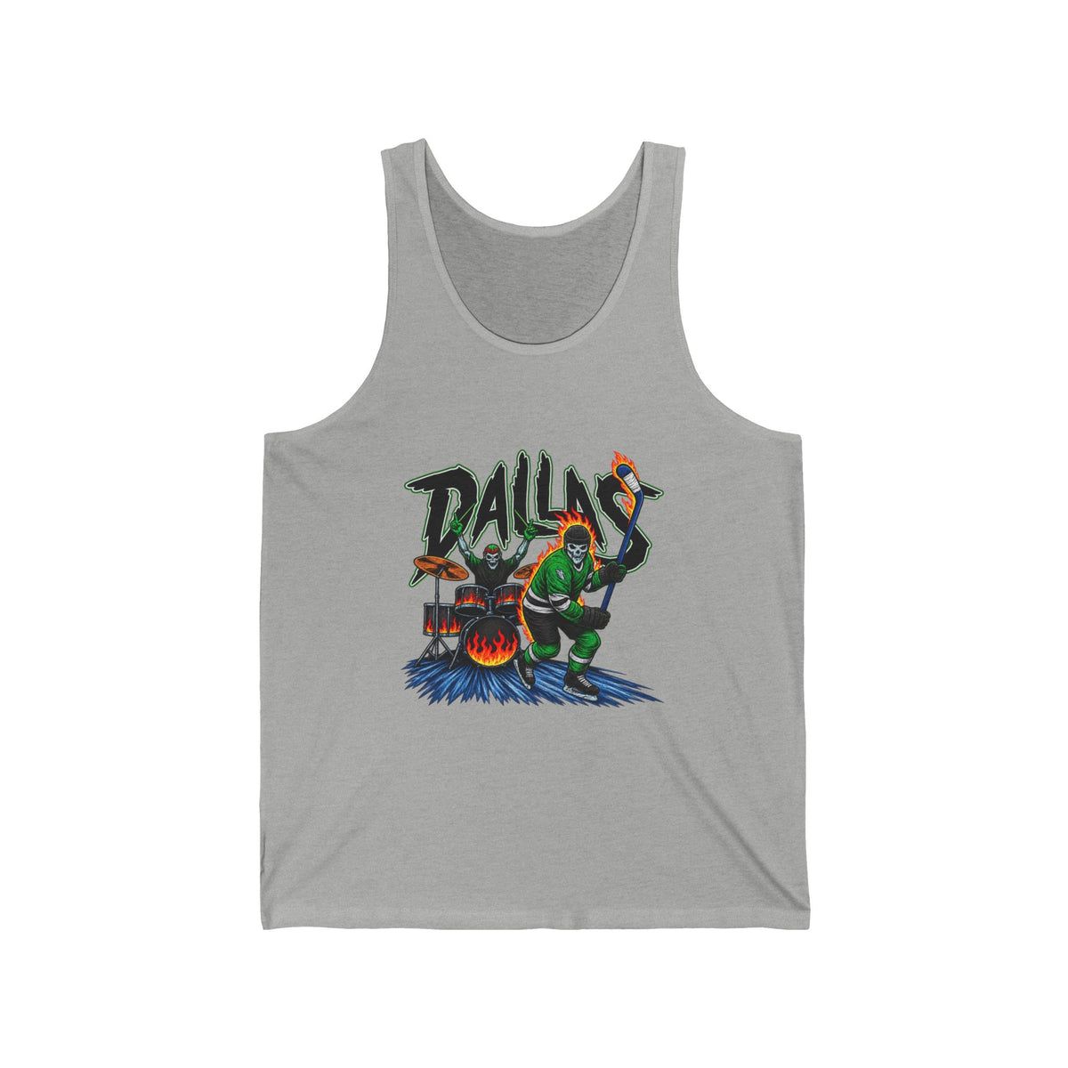 Dallas Stars Skeleton - Athletic Tank