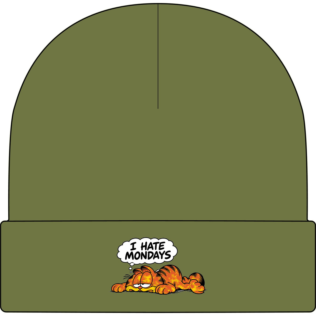 Monday Blues Garfield - AS Colour 1107 Cuff Beanie