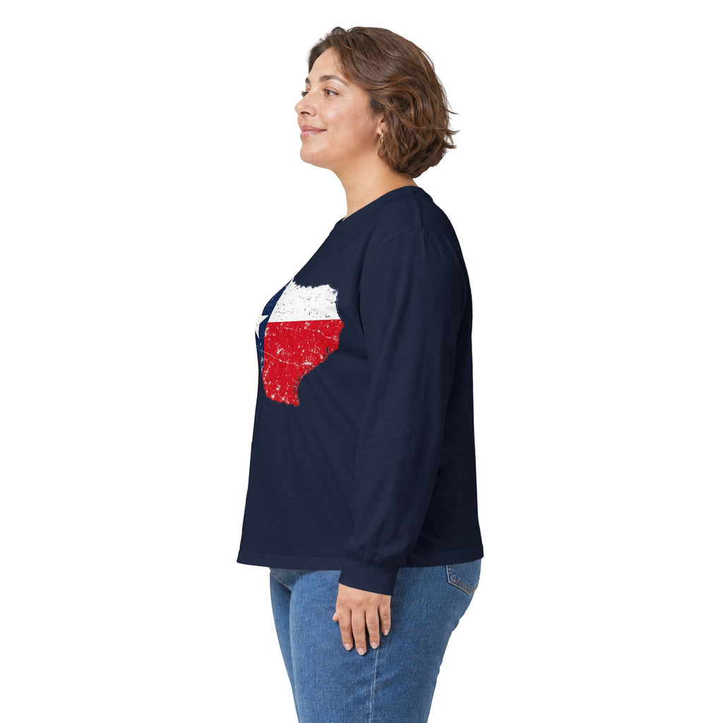 Weathered Texas Flag - Unisex Ultra Cotton Long Sleeve Tee