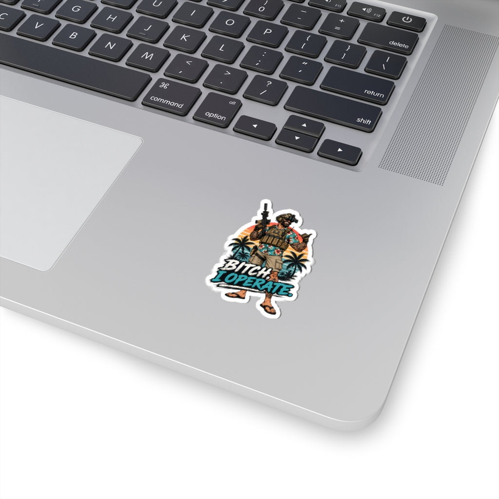 Beach Operator - Kiss-Cut Sticker