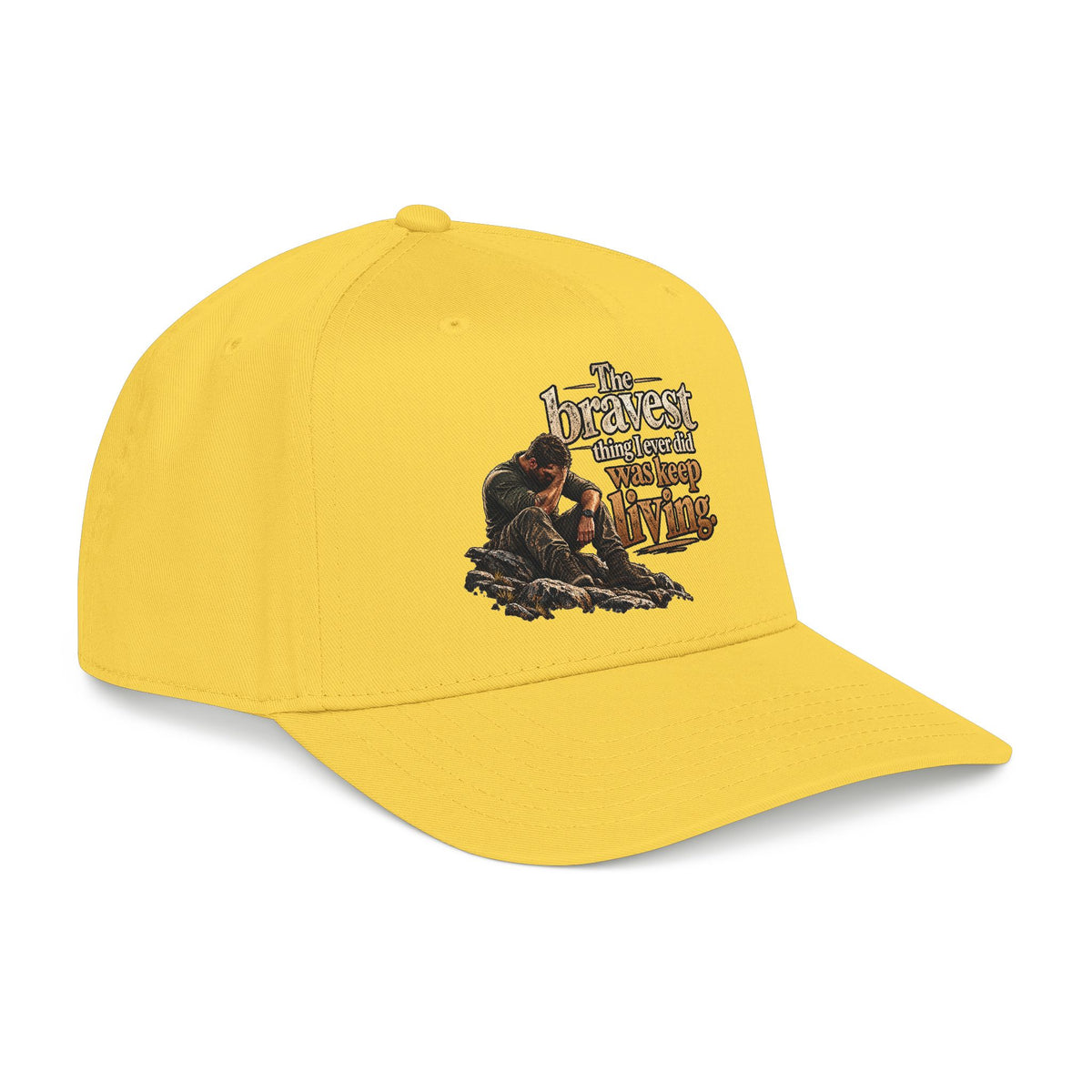 The Bravest Thing I Ever Did Was Keep Living - OTTO Baseball Hat