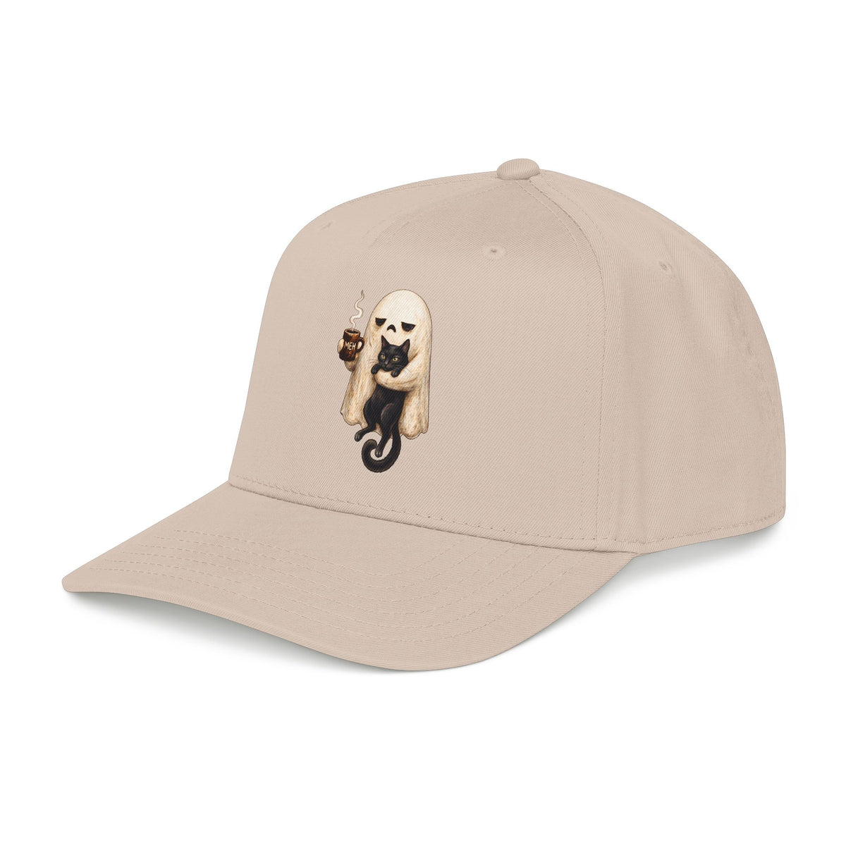 Meh Ghost and Black Cat - OTTO Baseball Hat