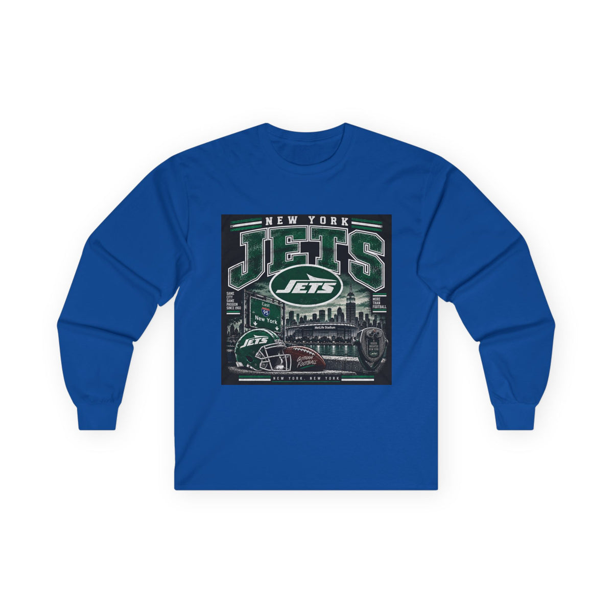 New York Jets Skyline - Unisex Ultra Cotton Long Sleeve Tee
