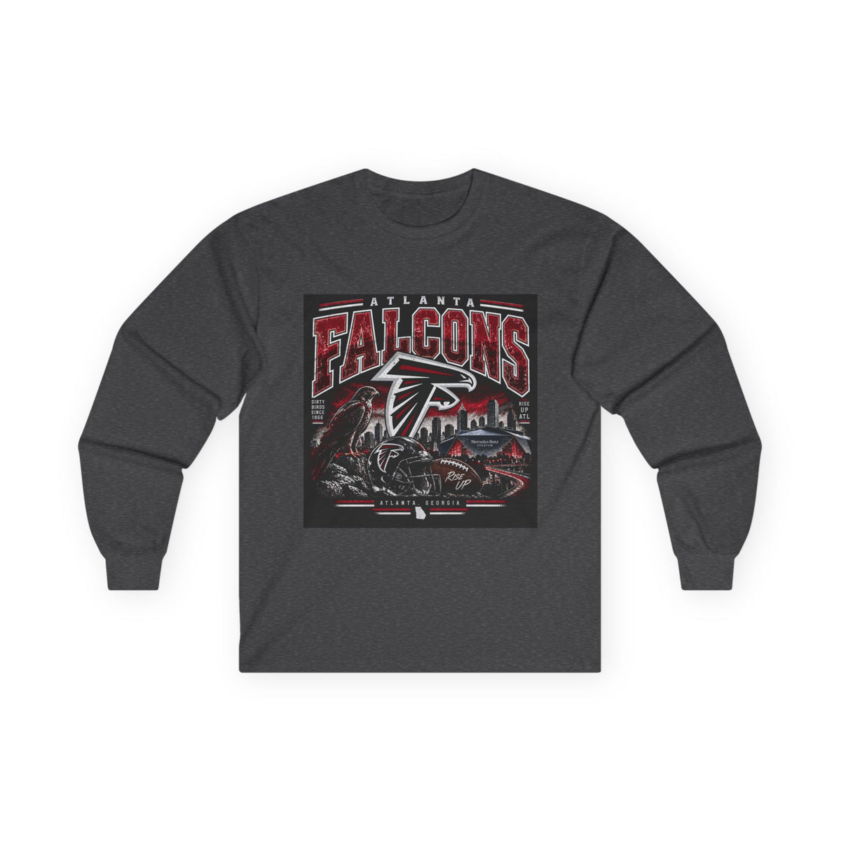 Atlanta Falcons Rise Up - Unisex Ultra Cotton Long Sleeve Tee