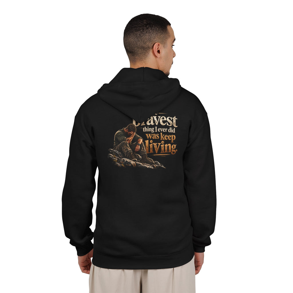 The Bravest Thing I Ever Did Was Keep Living - Full-Zip Hooded Sweatshirt