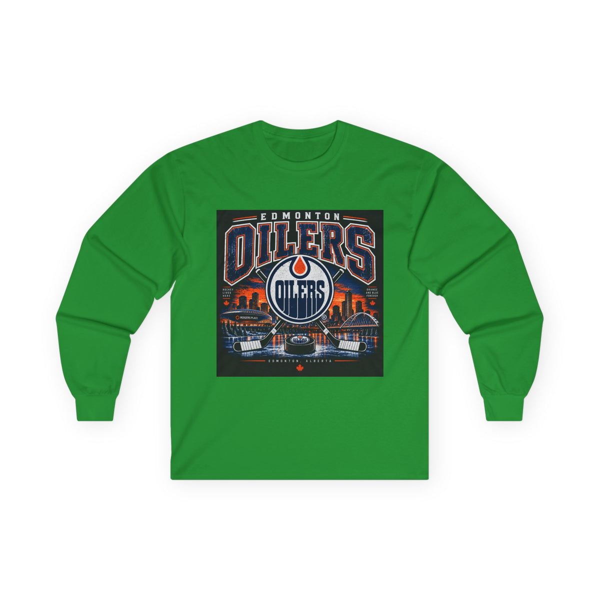 Edmonton Oilers Hockey Pride - Unisex Ultra Cotton Long Sleeve Tee