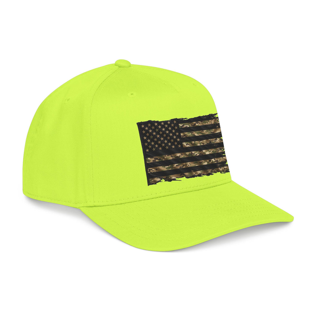 Black and Multicam American Flag - OTTO Baseball Hat