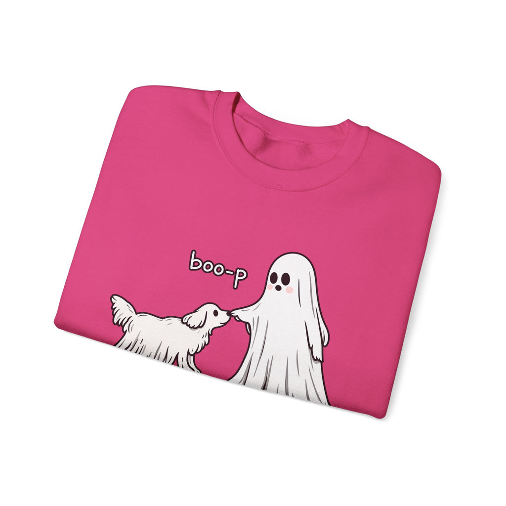 Boo-p Ghost and Dog - Crewneck Sweatshirt
