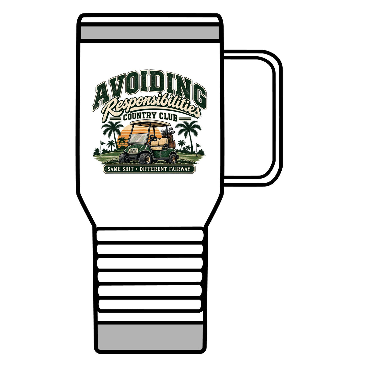 Avoiding Responsibility Country Club - 20oz Insulated Mug