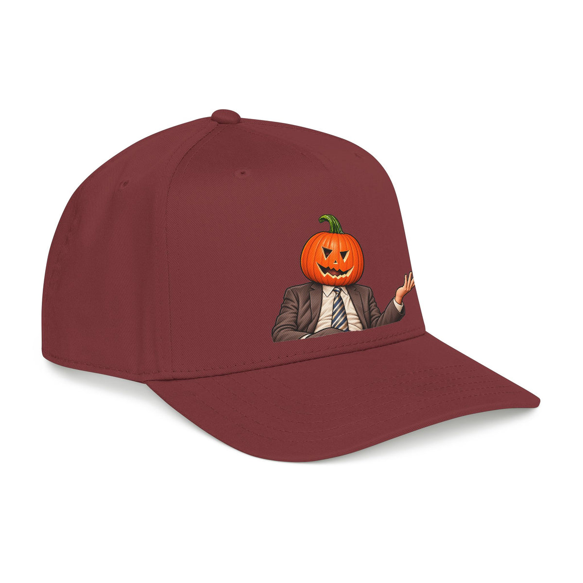 Pumpkin Head Office Cartoon - OTTO Baseball Hat