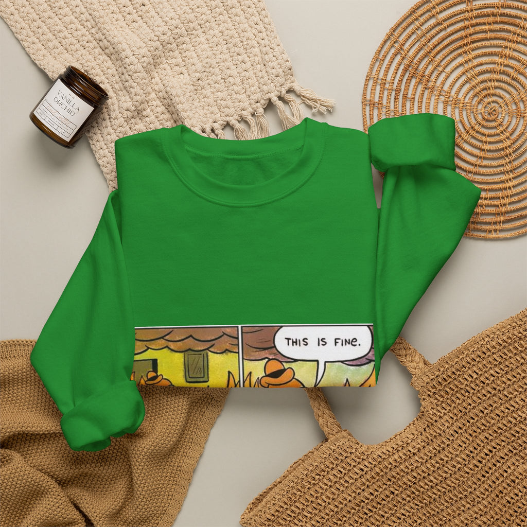 This Is Fine - Crewneck Sweatshirt