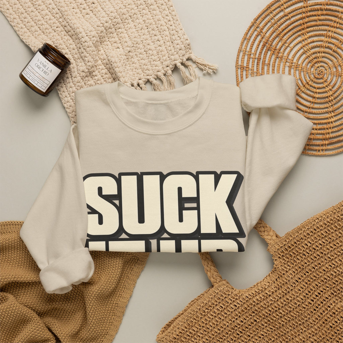 Suck It Up - Crewneck Sweatshirt