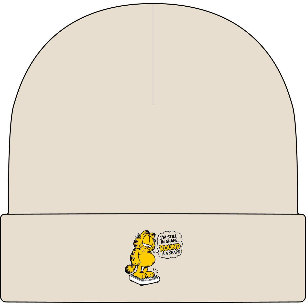 Round Shape Garfield - AS Colour 1107 Cuff Beanie