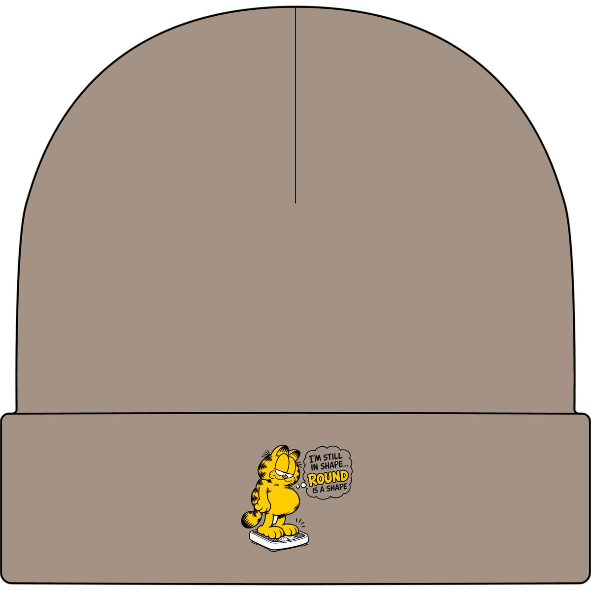 Round Shape Garfield - AS Colour 1107 Cuff Beanie
