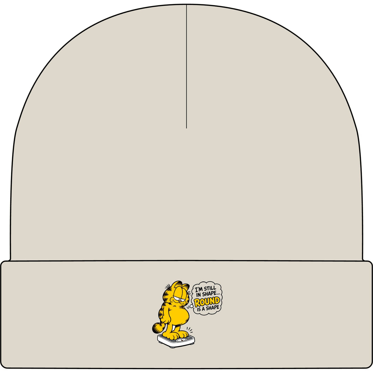 Round Shape Garfield - AS Colour 1107 Cuff Beanie