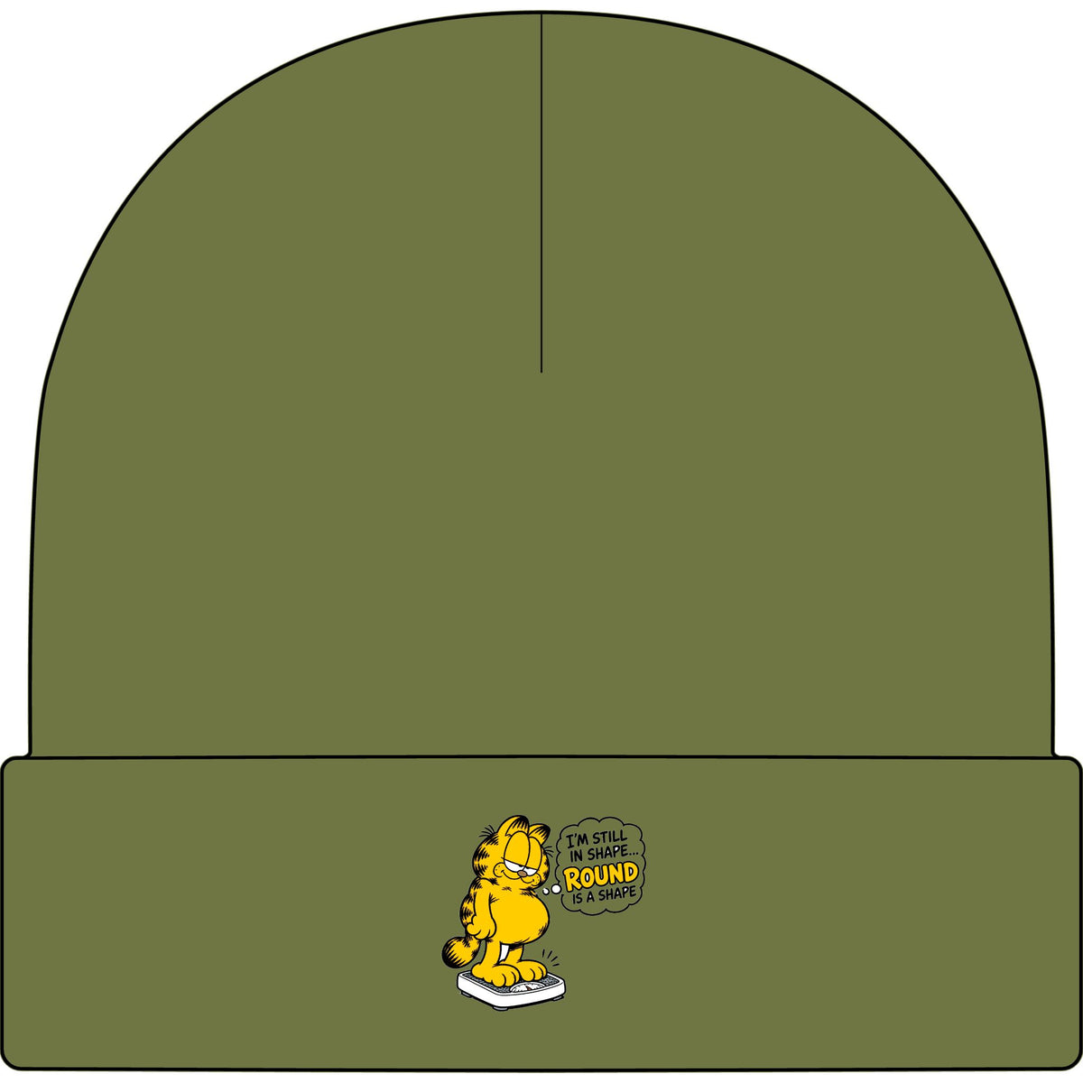 Round Shape Garfield - AS Colour 1107 Cuff Beanie