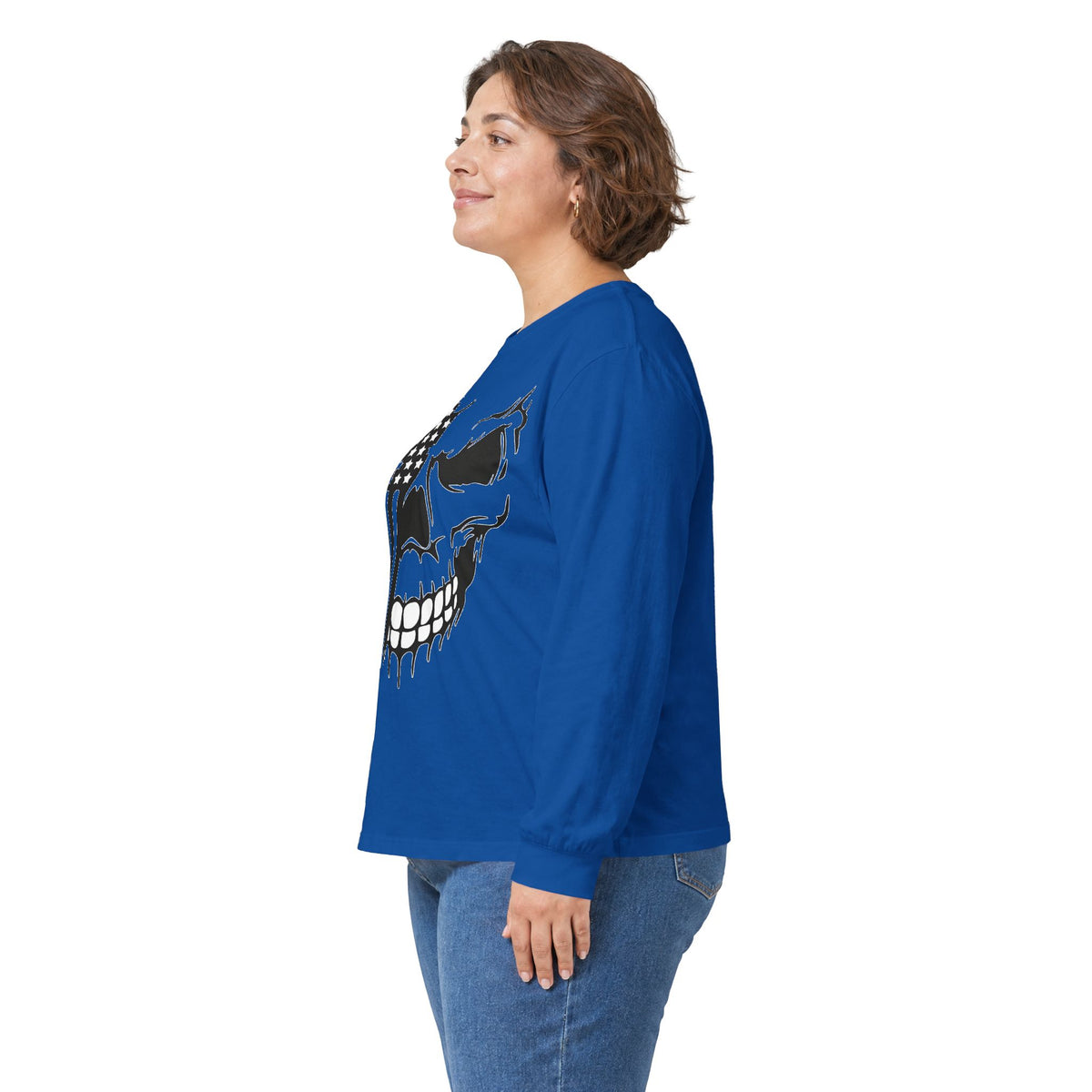 Stars, Stripes & Skulls - Unisex Ultra Cotton Long Sleeve Tee