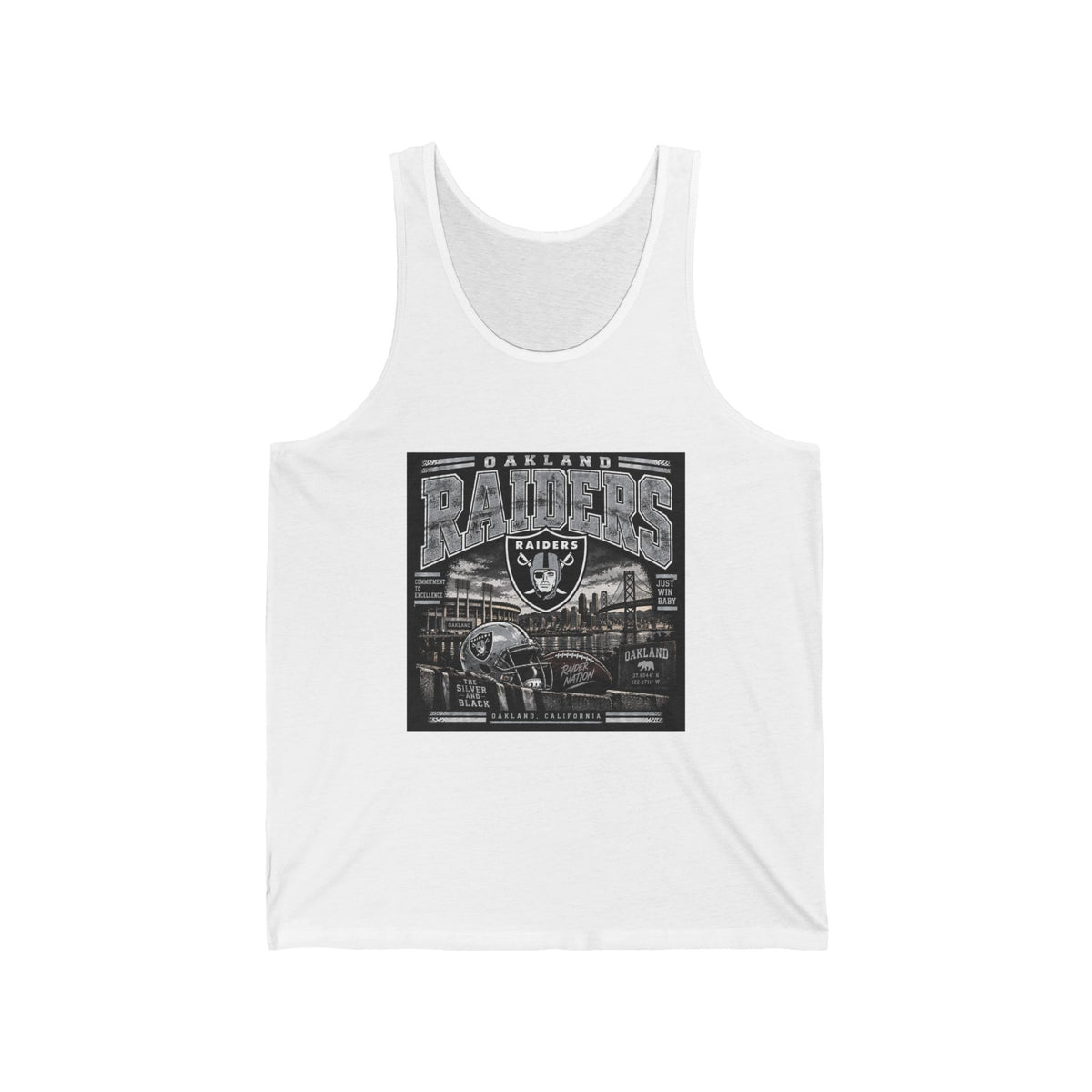 Oakland Raiders Black Heritage - Athletic Tank