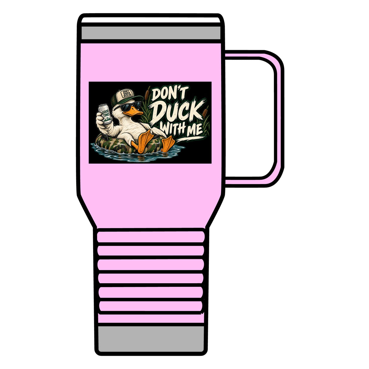 Duck With Me Camo - 20oz Insulated Mug