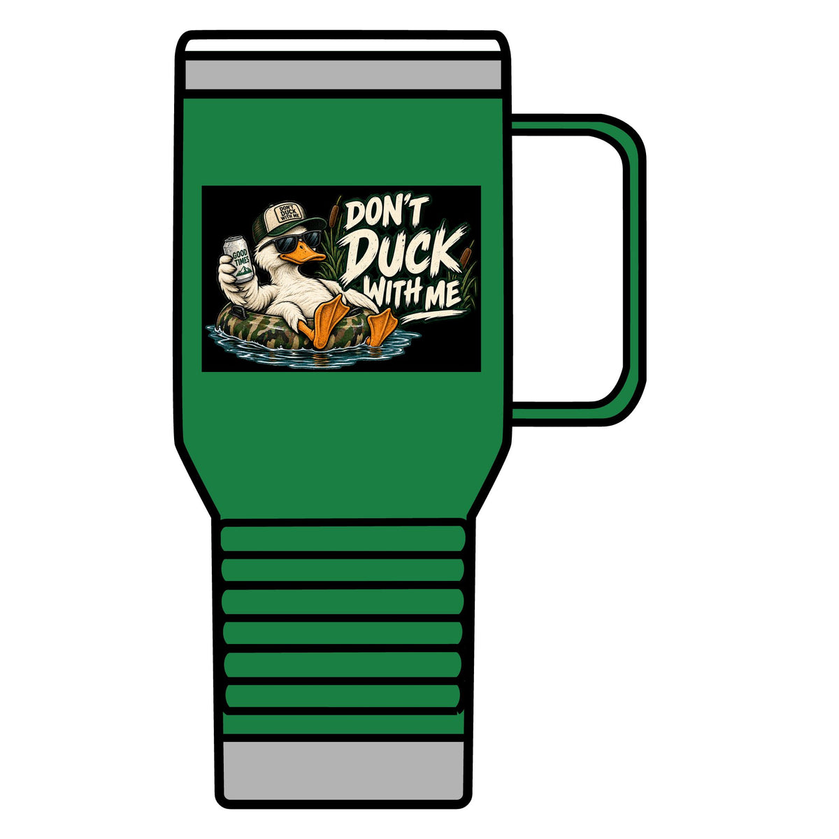 Duck With Me Camo - 20oz Insulated Mug