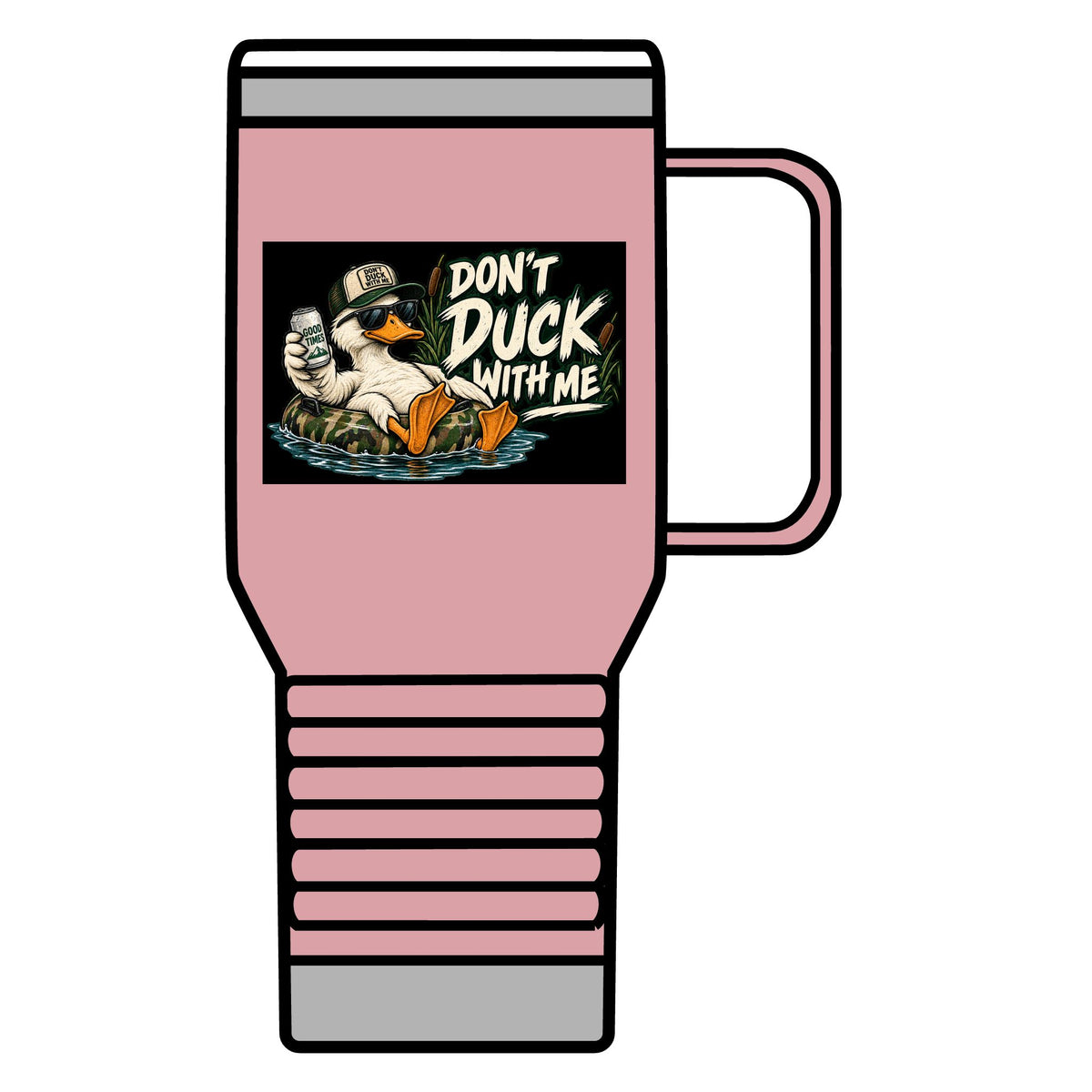 Duck With Me Camo - 20oz Insulated Mug
