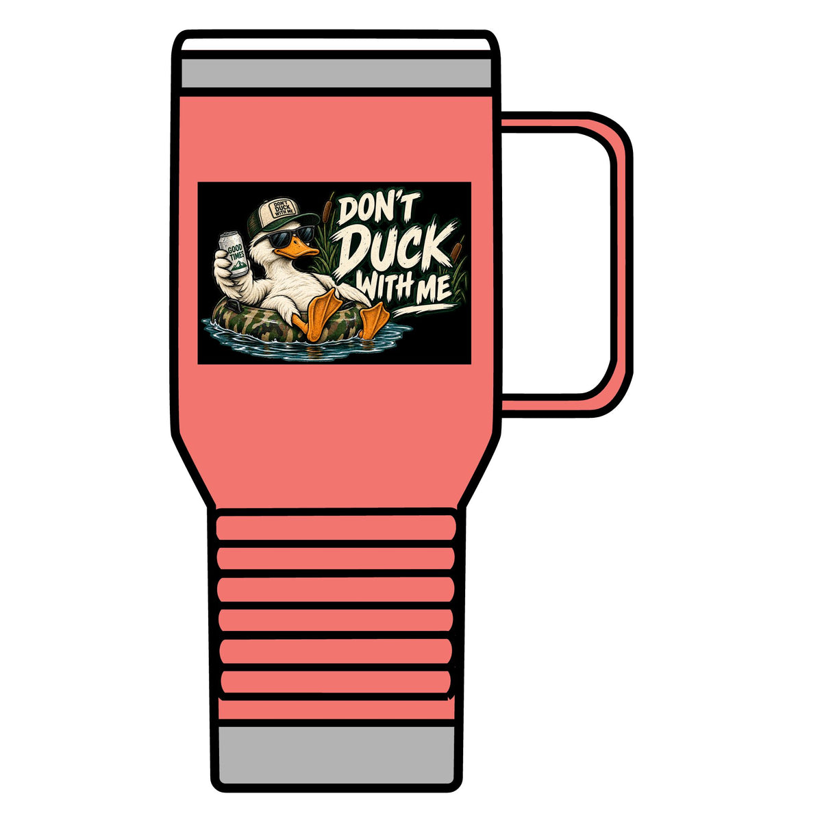 Duck With Me Camo - 20oz Insulated Mug