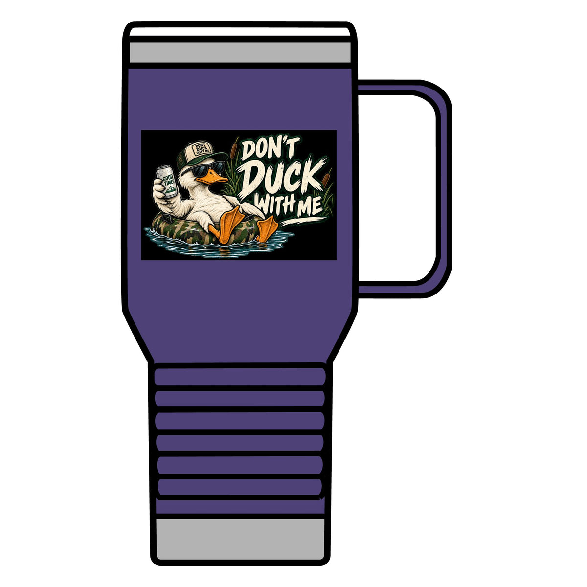 Duck With Me Camo - 20oz Insulated Mug