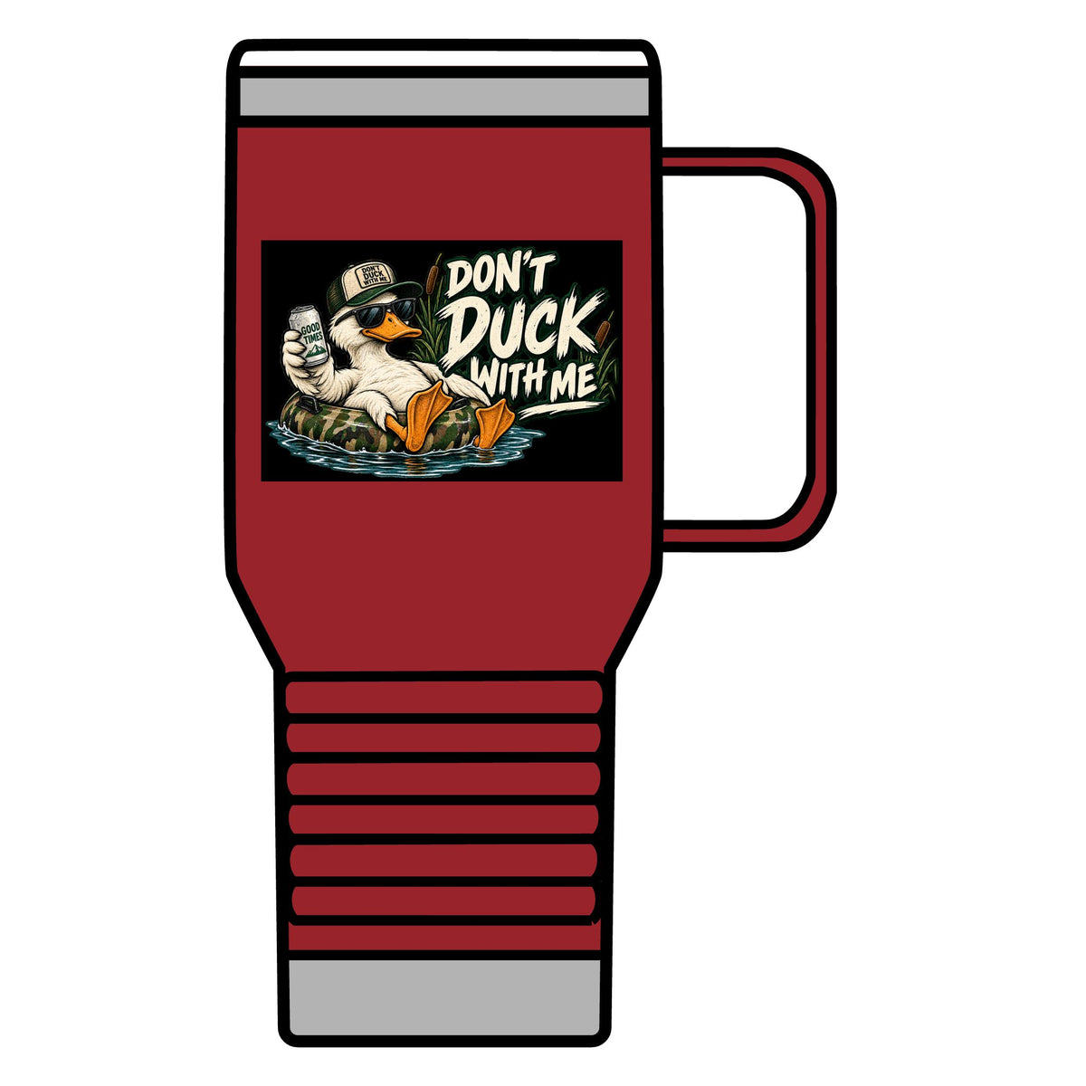 Duck With Me Camo - 20oz Insulated Mug