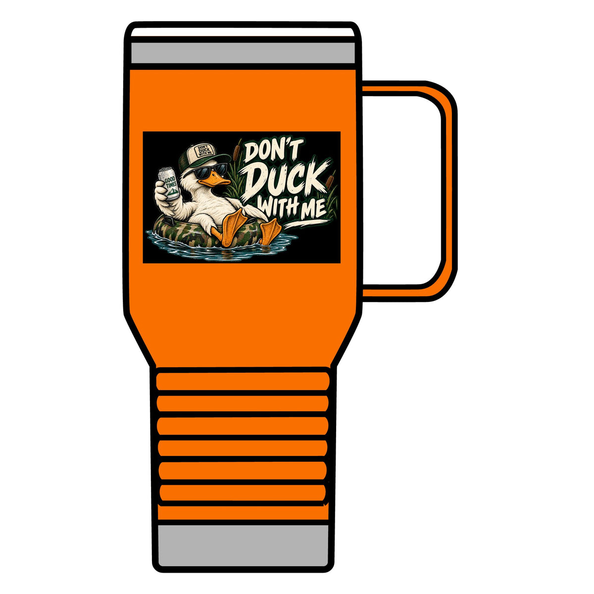 Duck With Me Camo - 20oz Insulated Mug