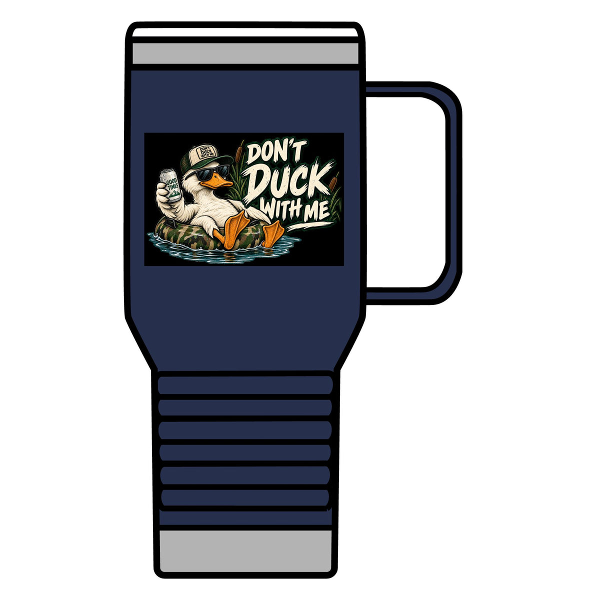 Duck With Me Camo - 20oz Insulated Mug