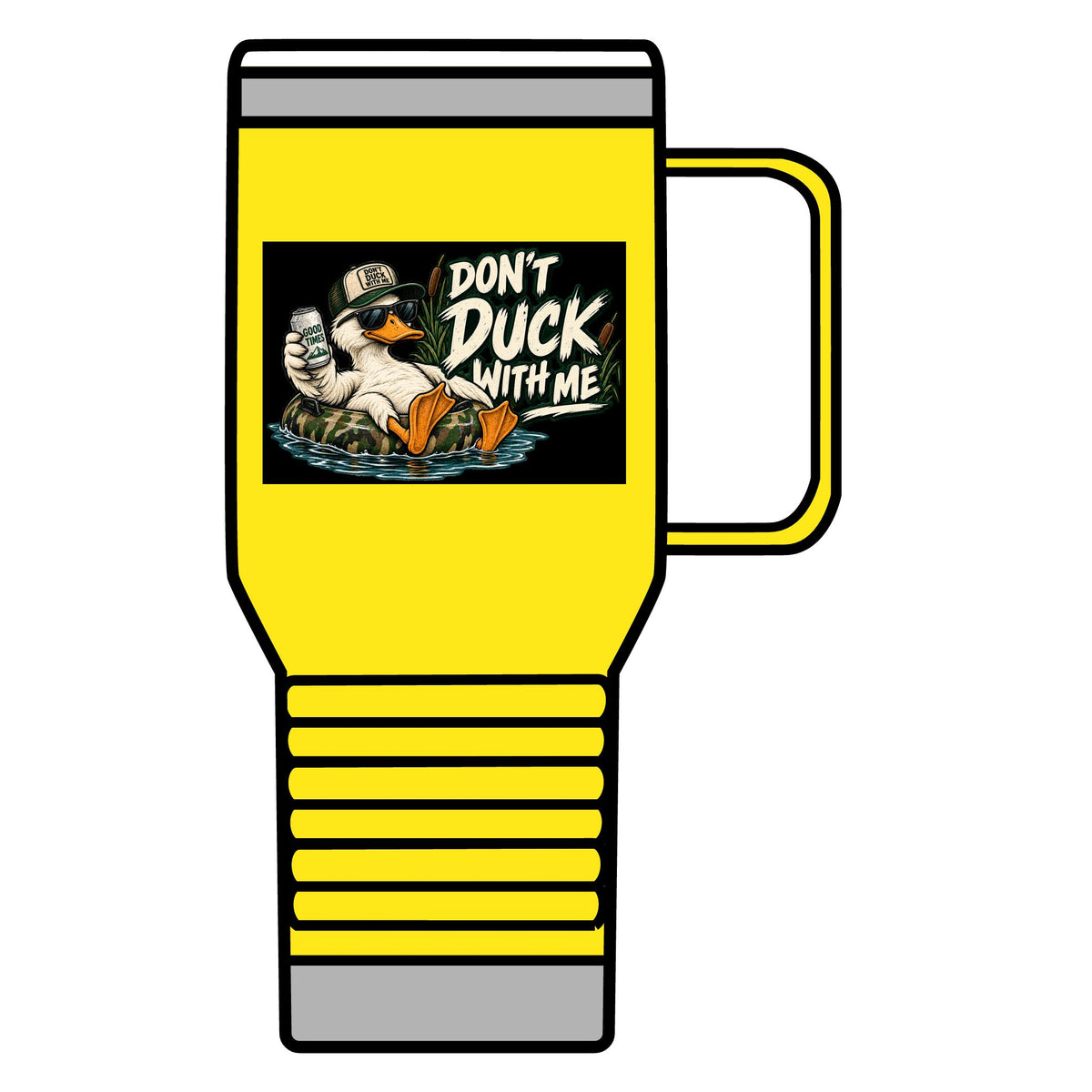 Duck With Me Camo - 20oz Insulated Mug