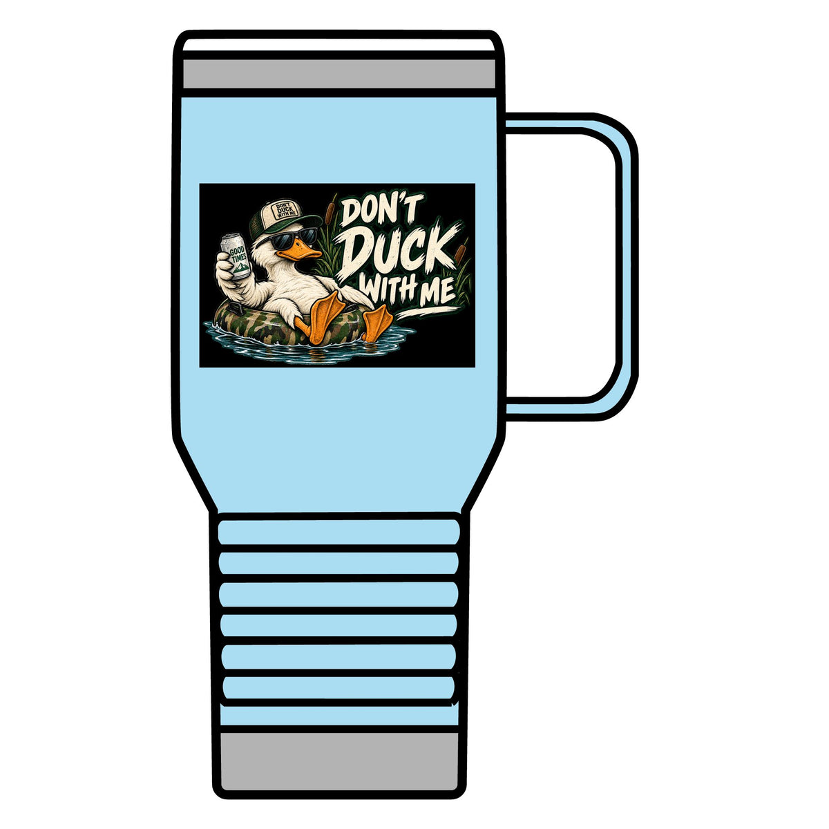 Duck With Me Camo - 20oz Insulated Mug